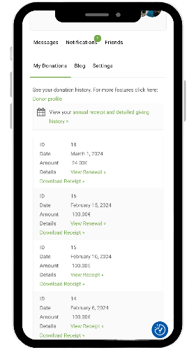 My CSR Sustainability Platform Donation